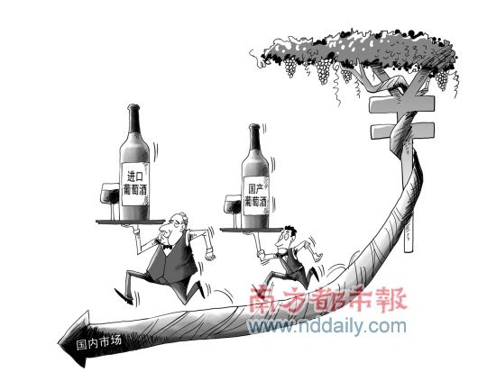 洋葡萄酒抢占市场25%份额 原瓶进口五年涨14倍